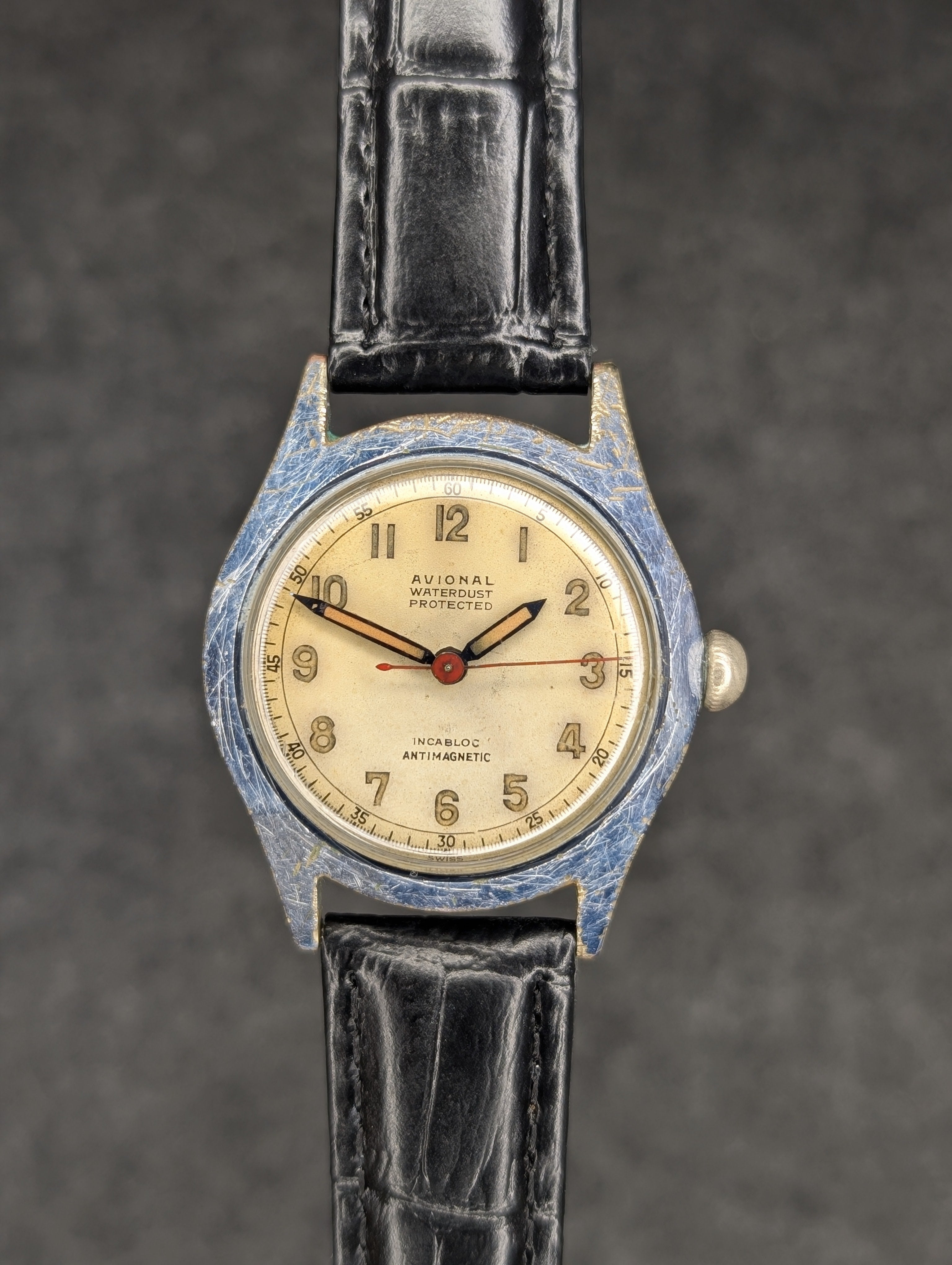1950's Avionel Field Watch - Manual Wind