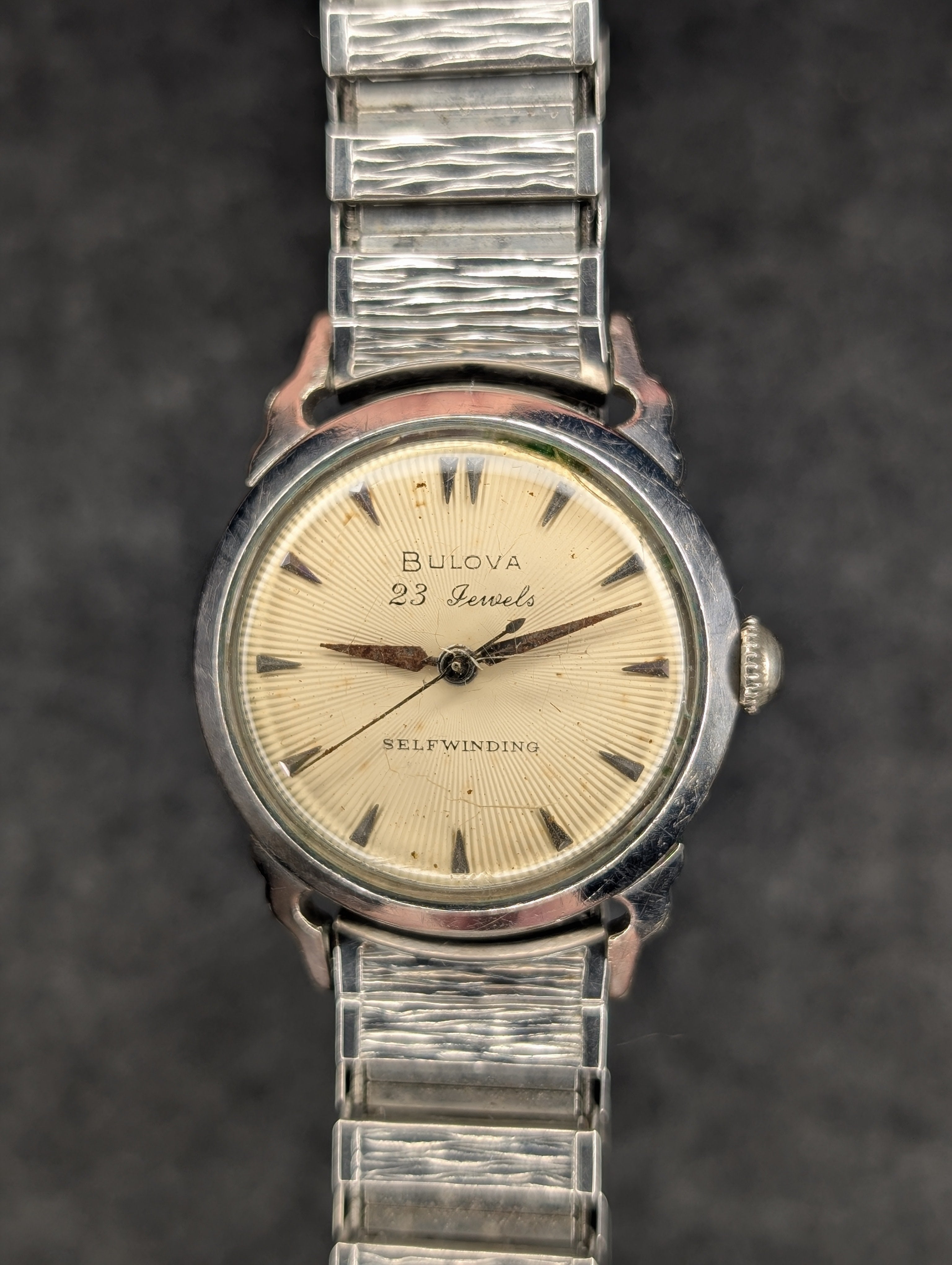 1958 Bulova "H" Sunburst Dial - Self-Winding
