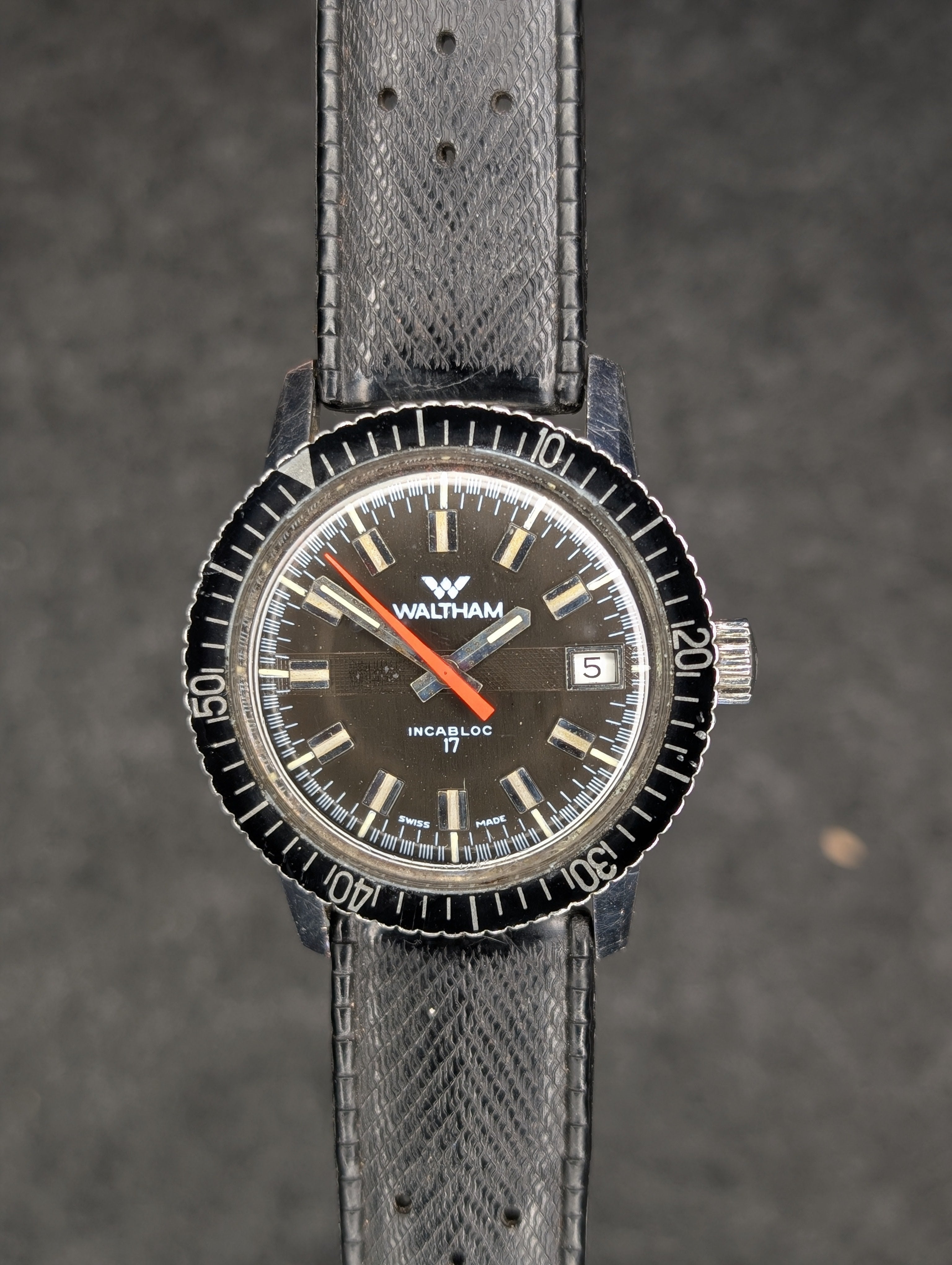 1960's Waltham – Skindiver - Manual Wind – Dusty Dials