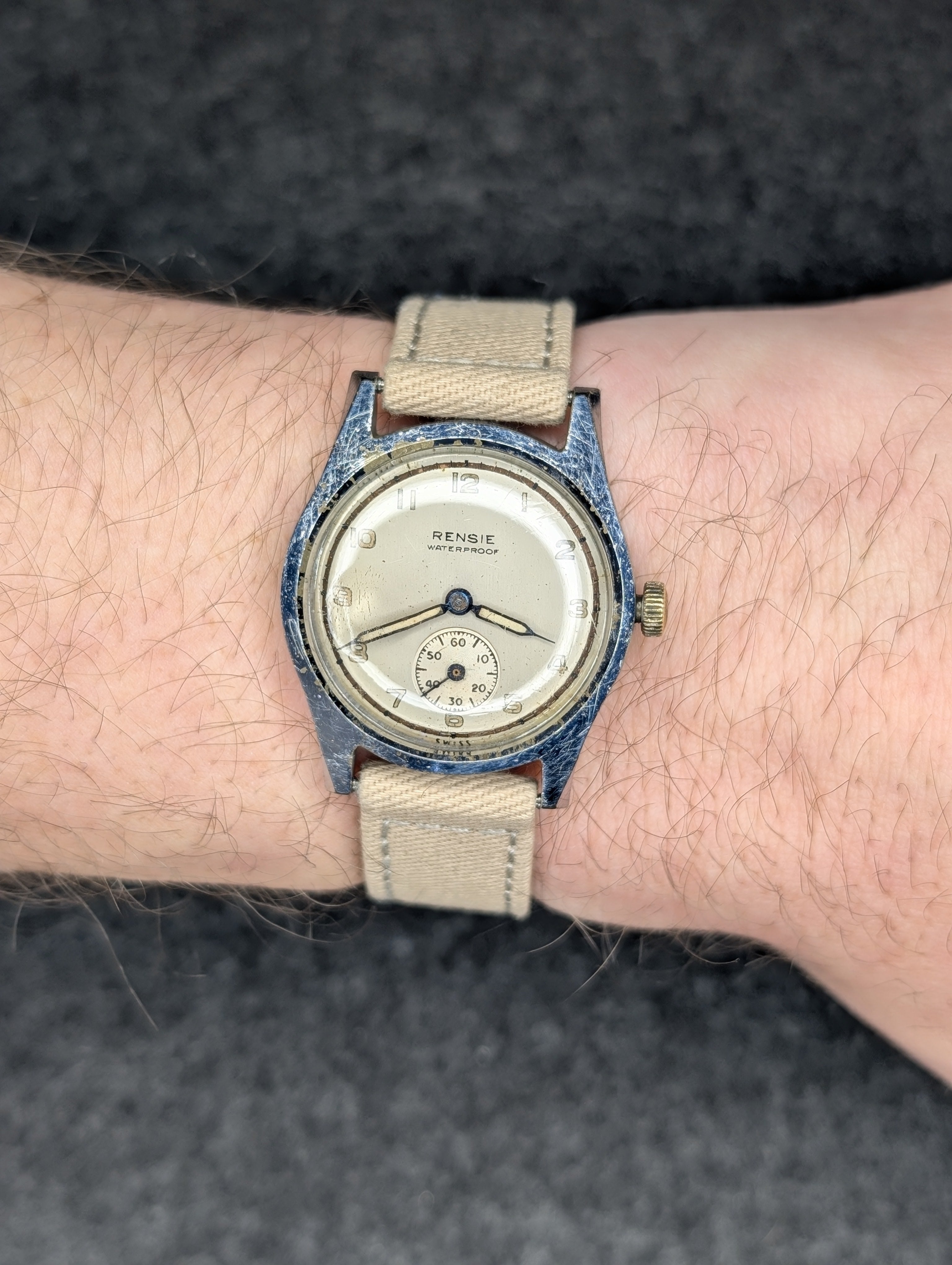 1950's Rensie WWII Military Watch