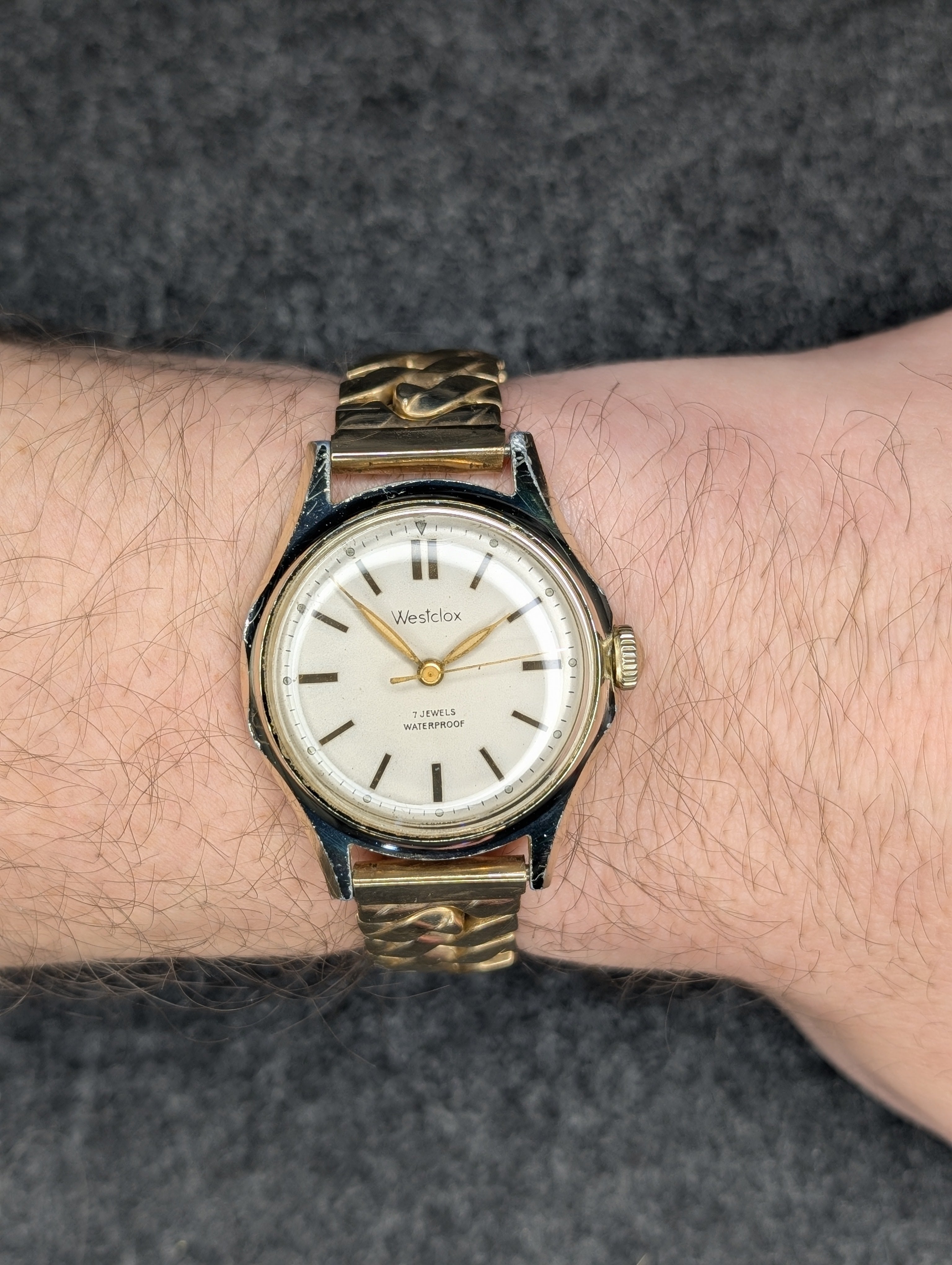 1960's Westclox 17 Jewel Manual Wind