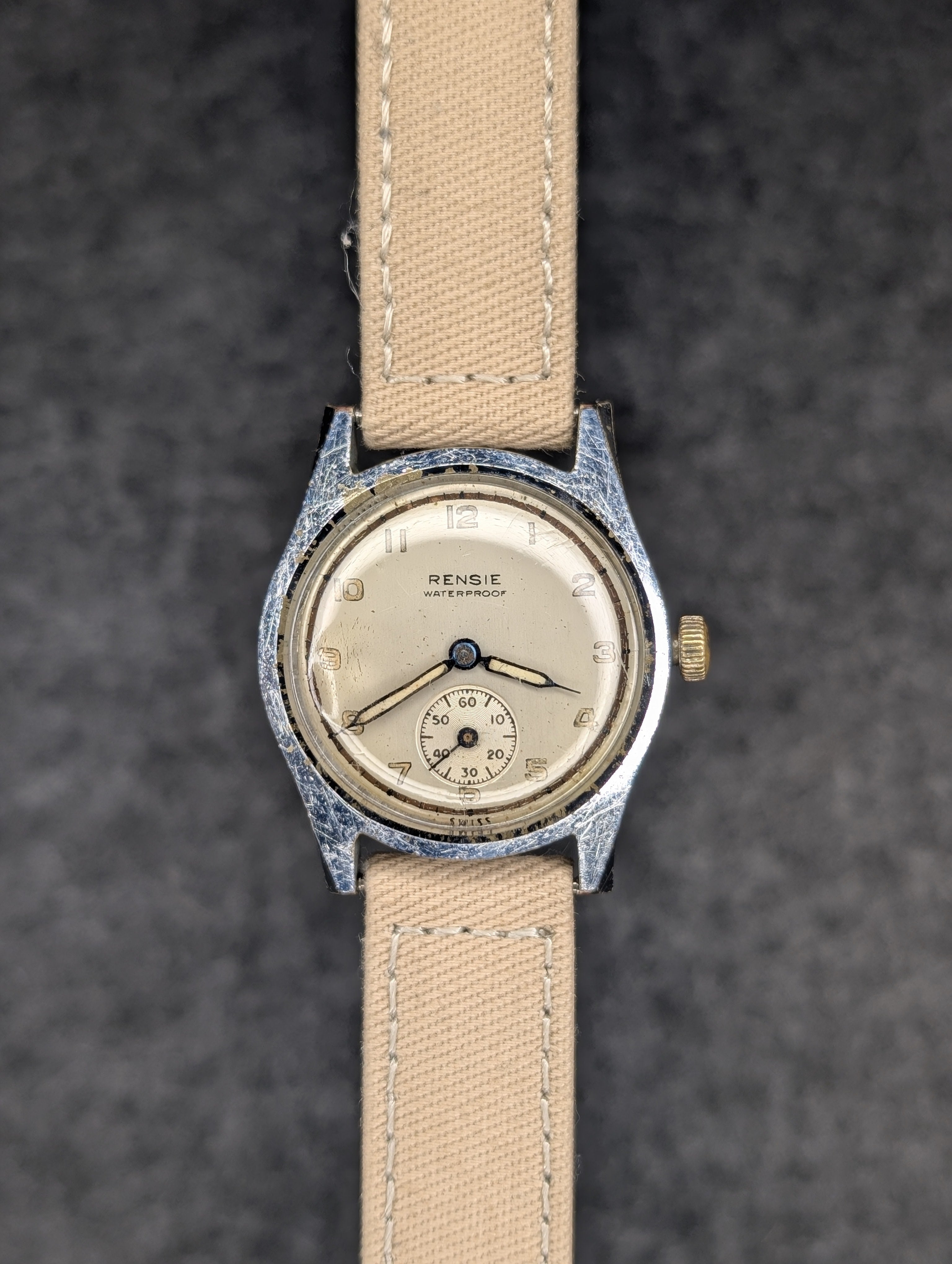 1950's Rensie WWII Military Watch