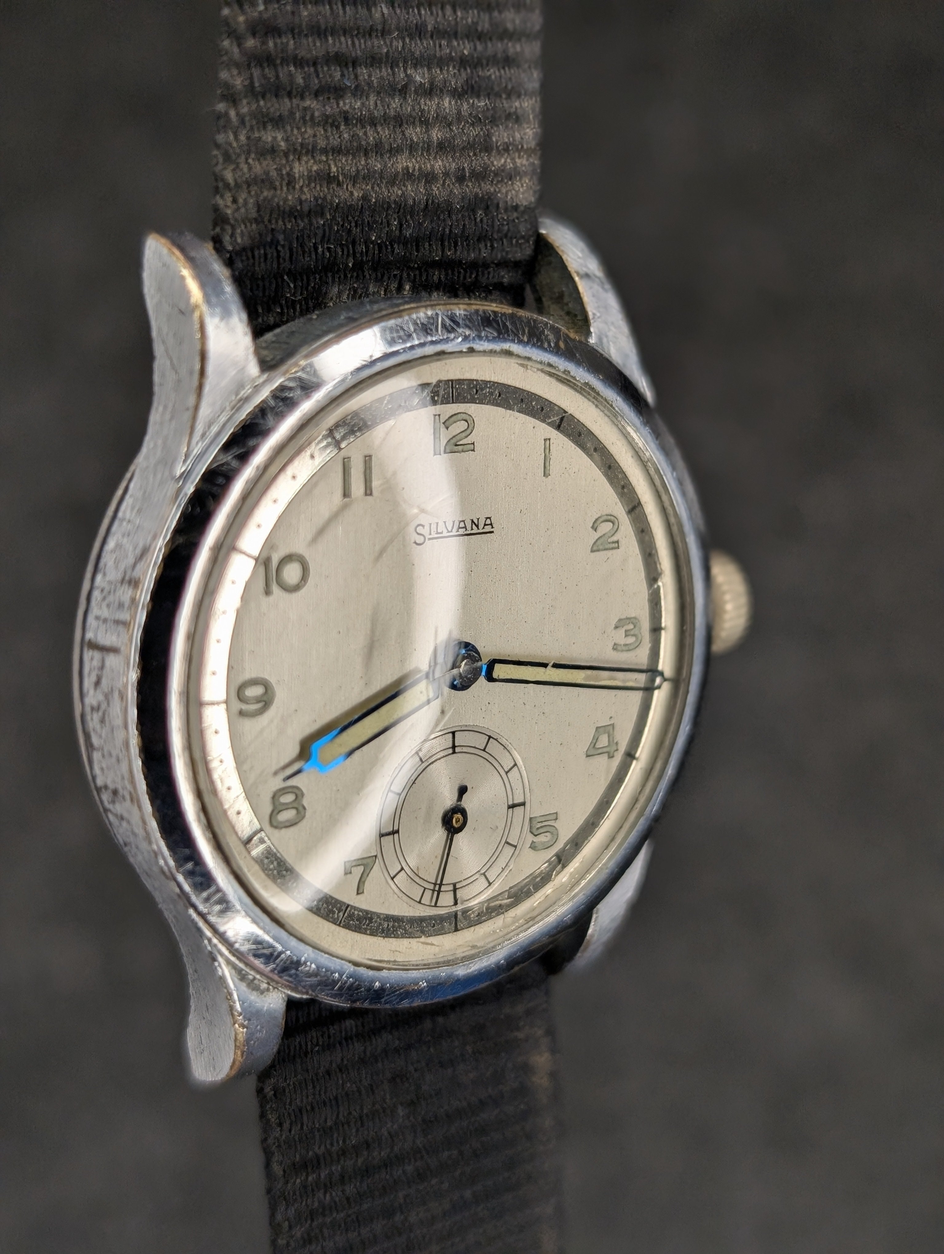 1950's Silvana German Military Watch