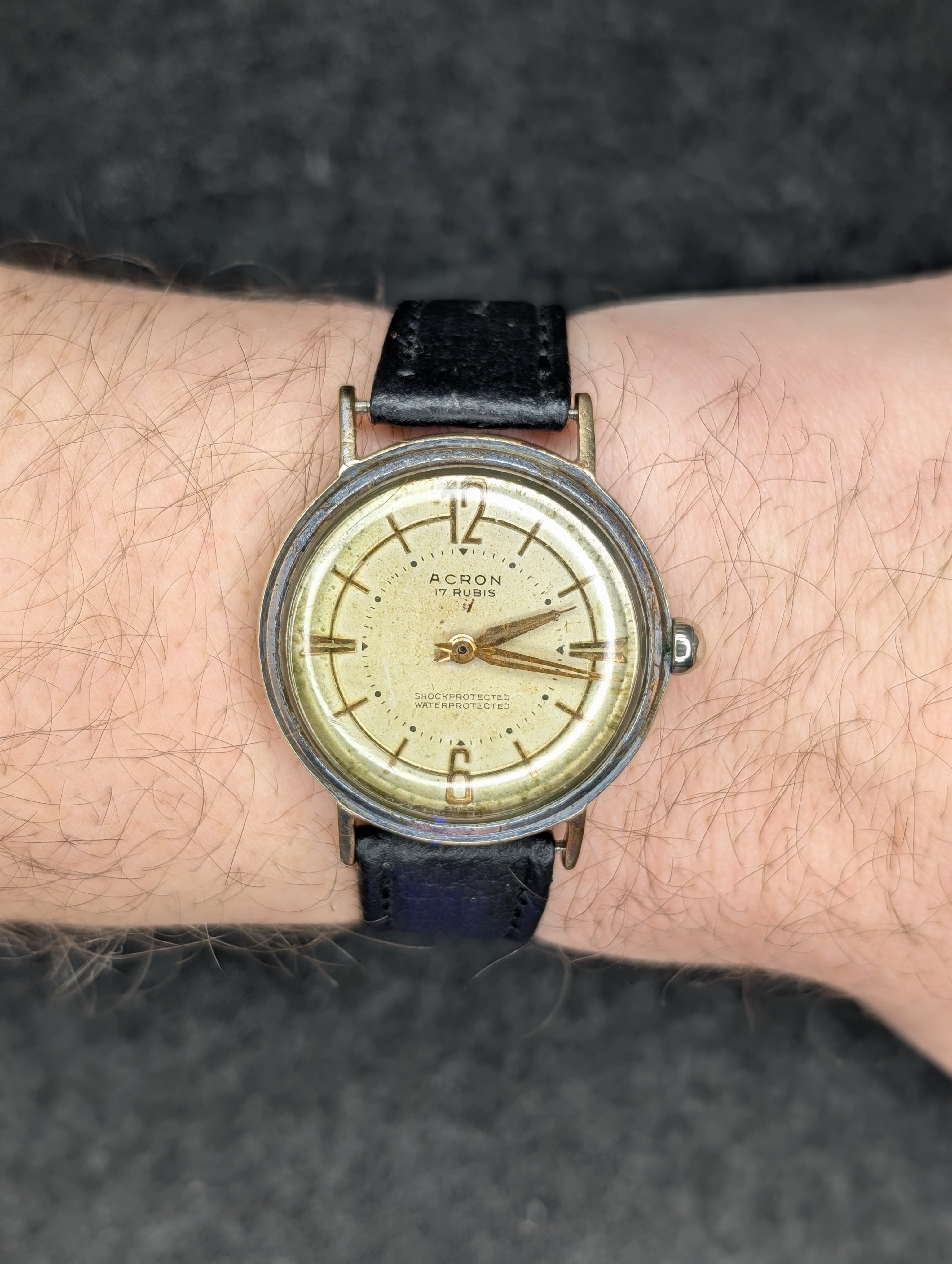 1940's Acron 17 Rubis - Manual Wind