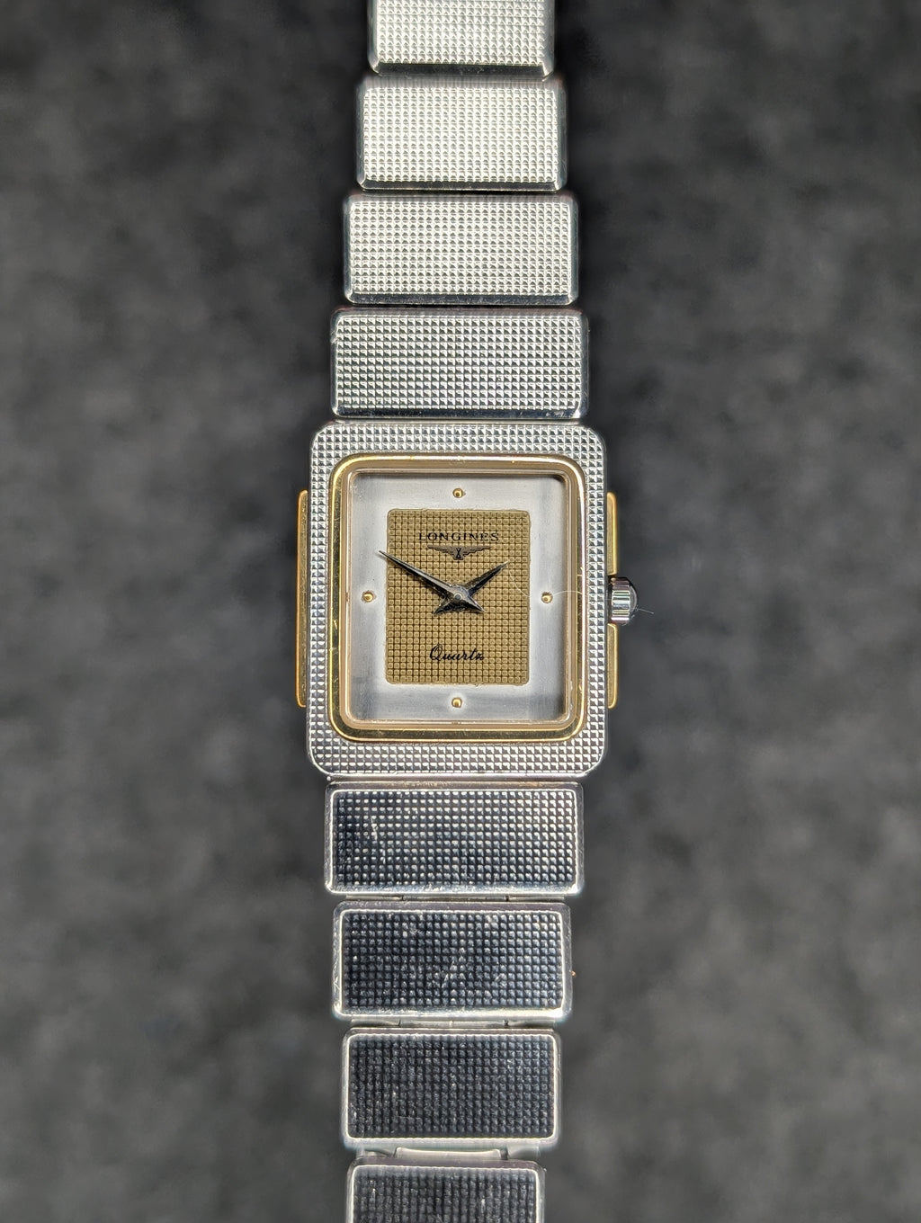 1970's Longines Tank (Integrated Bracelet)- Quartz
