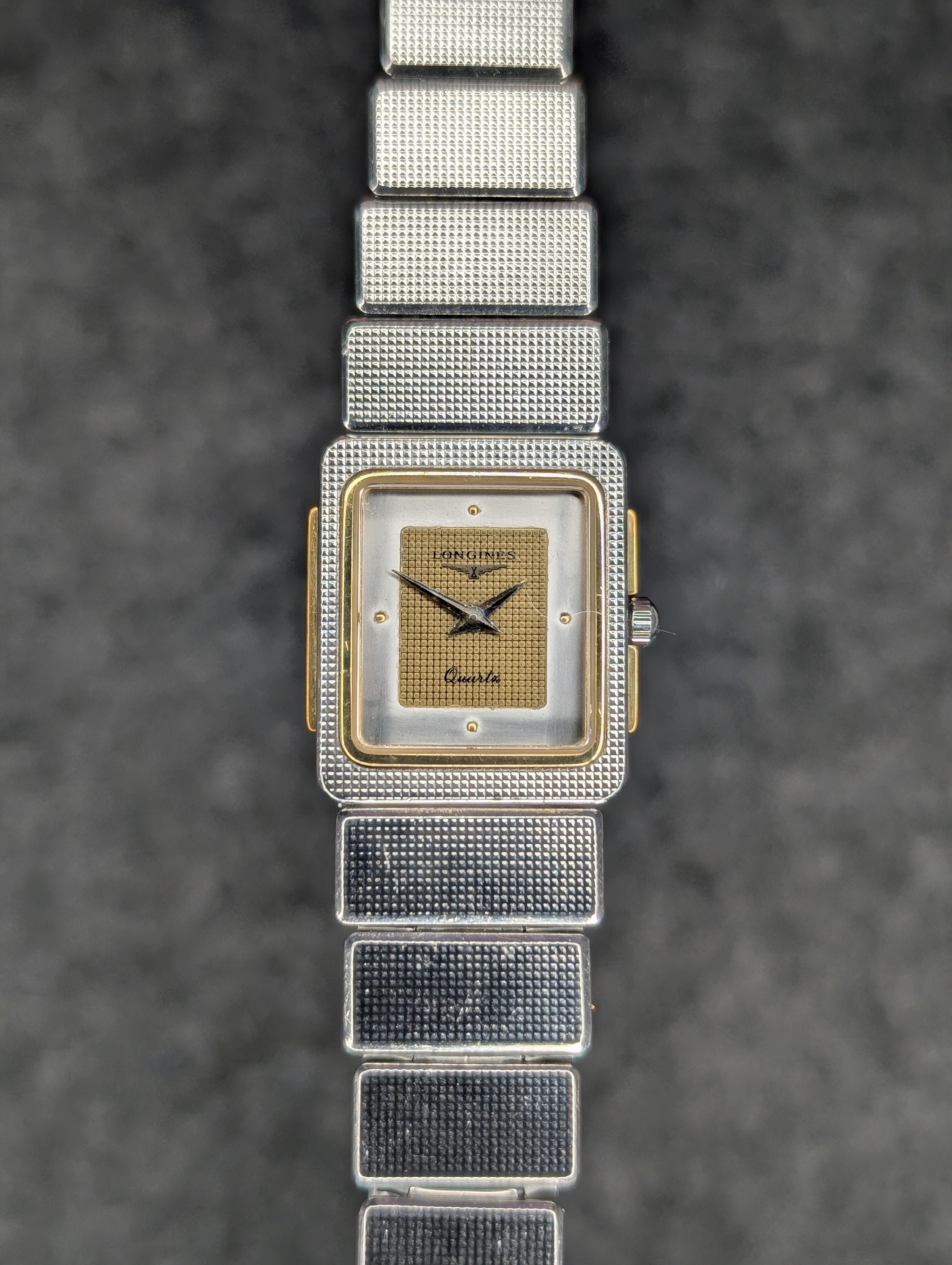 1970's Longines Tank (Integrated Bracelet)- Quartz