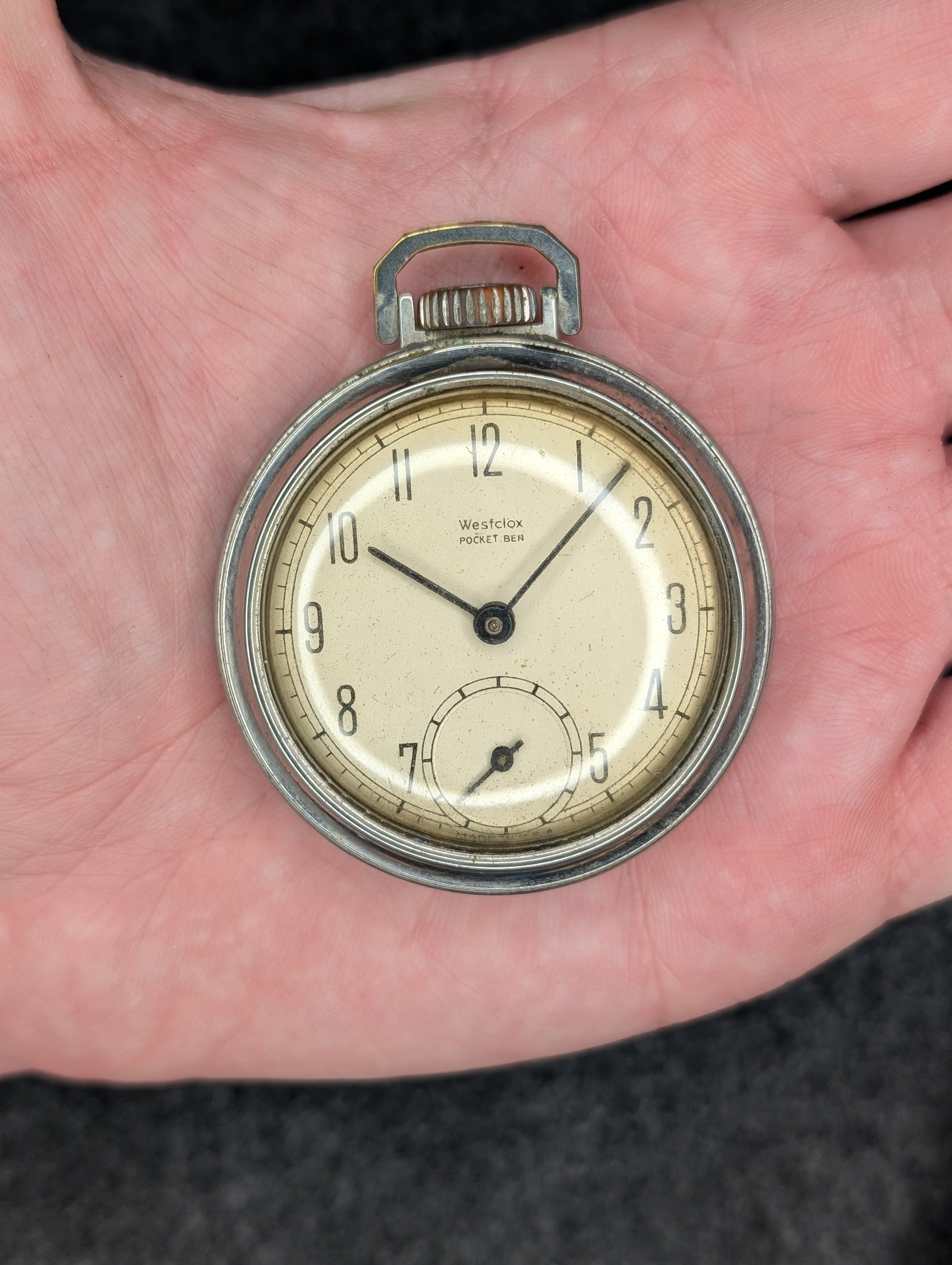 1950's Westclox Pocket Ben - Manual Wind