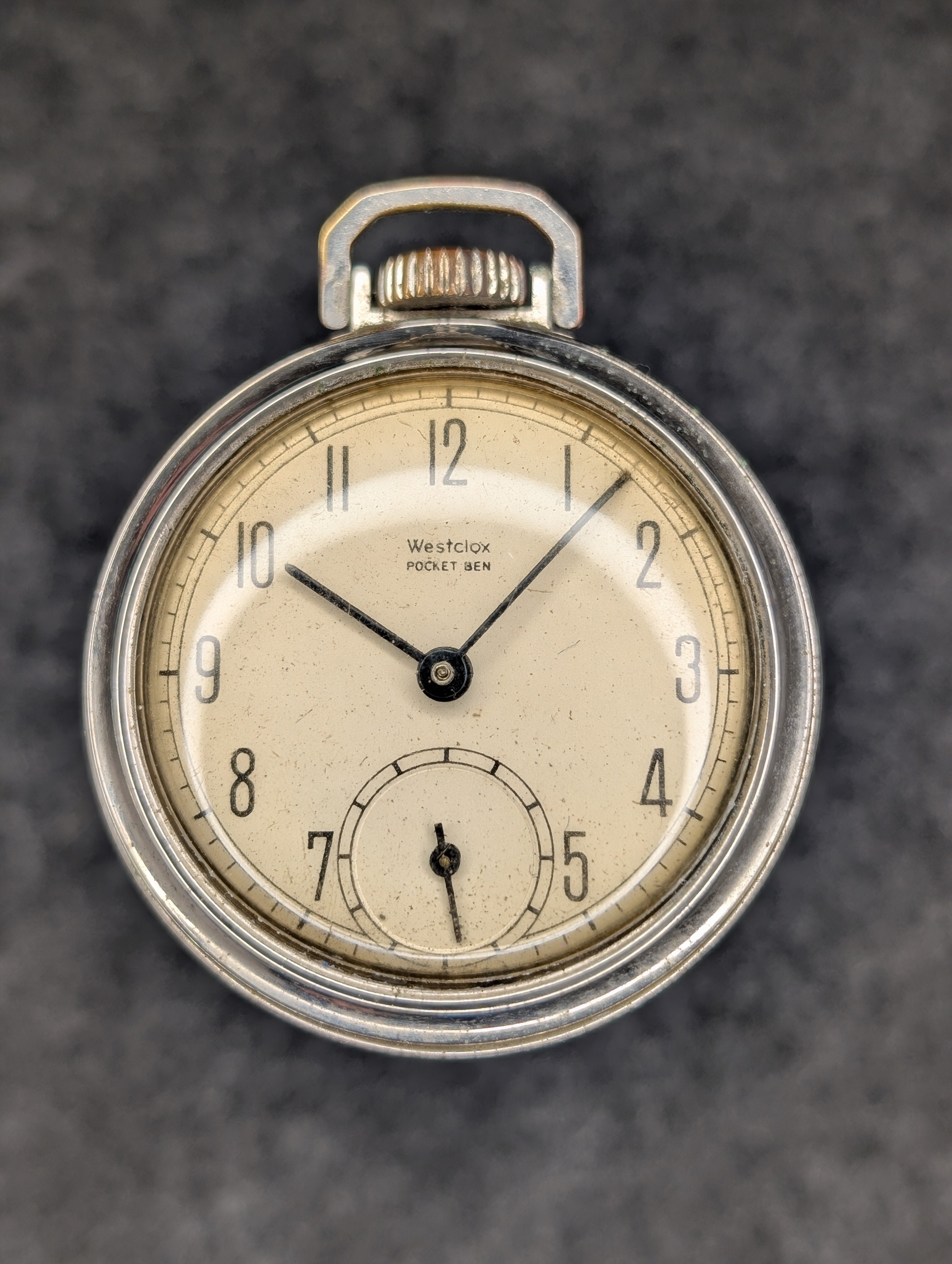 1950's Westclox Pocket Ben - Manual Wind