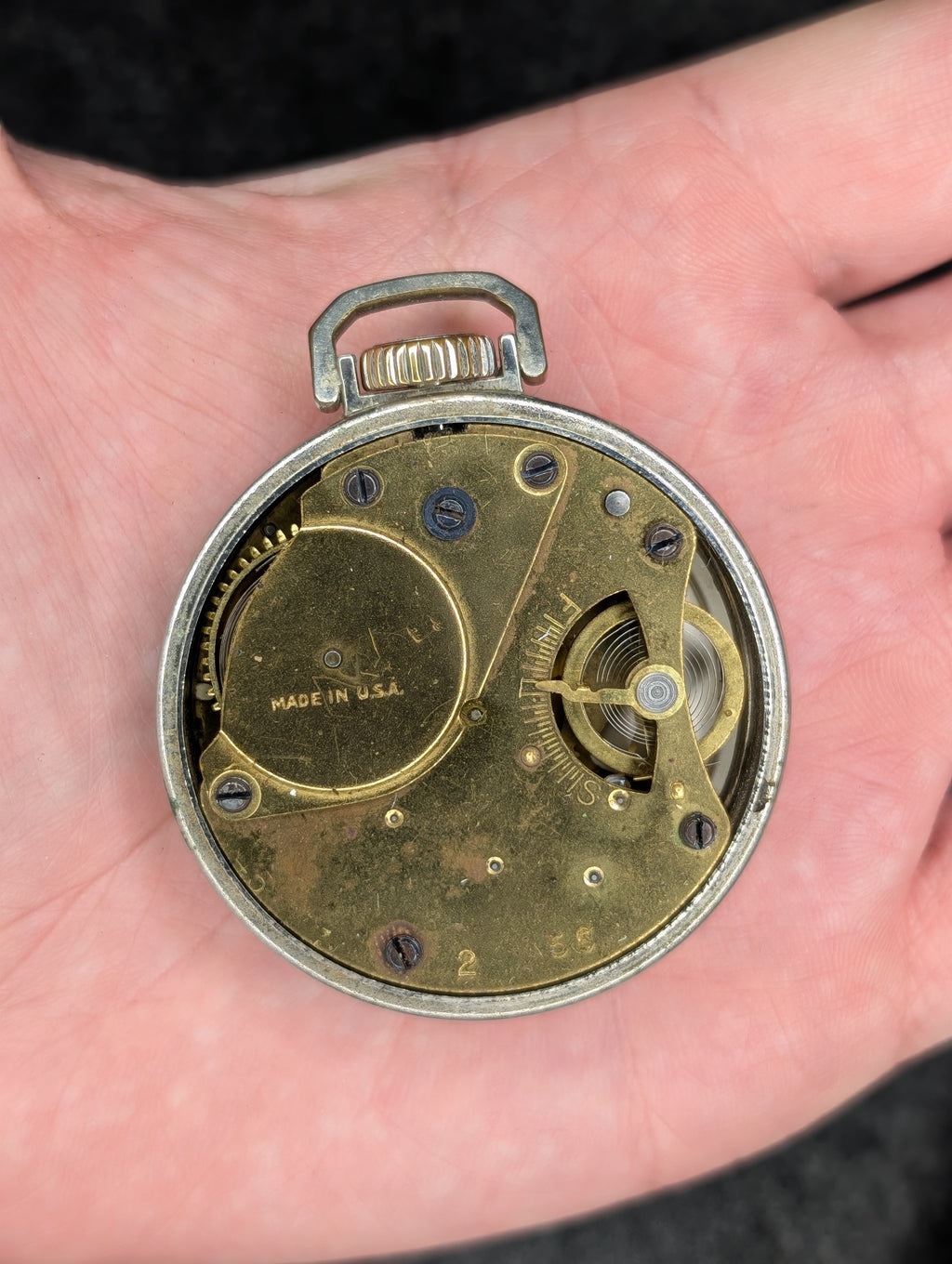 1950's Westclox Pocket Ben - Manual Wind