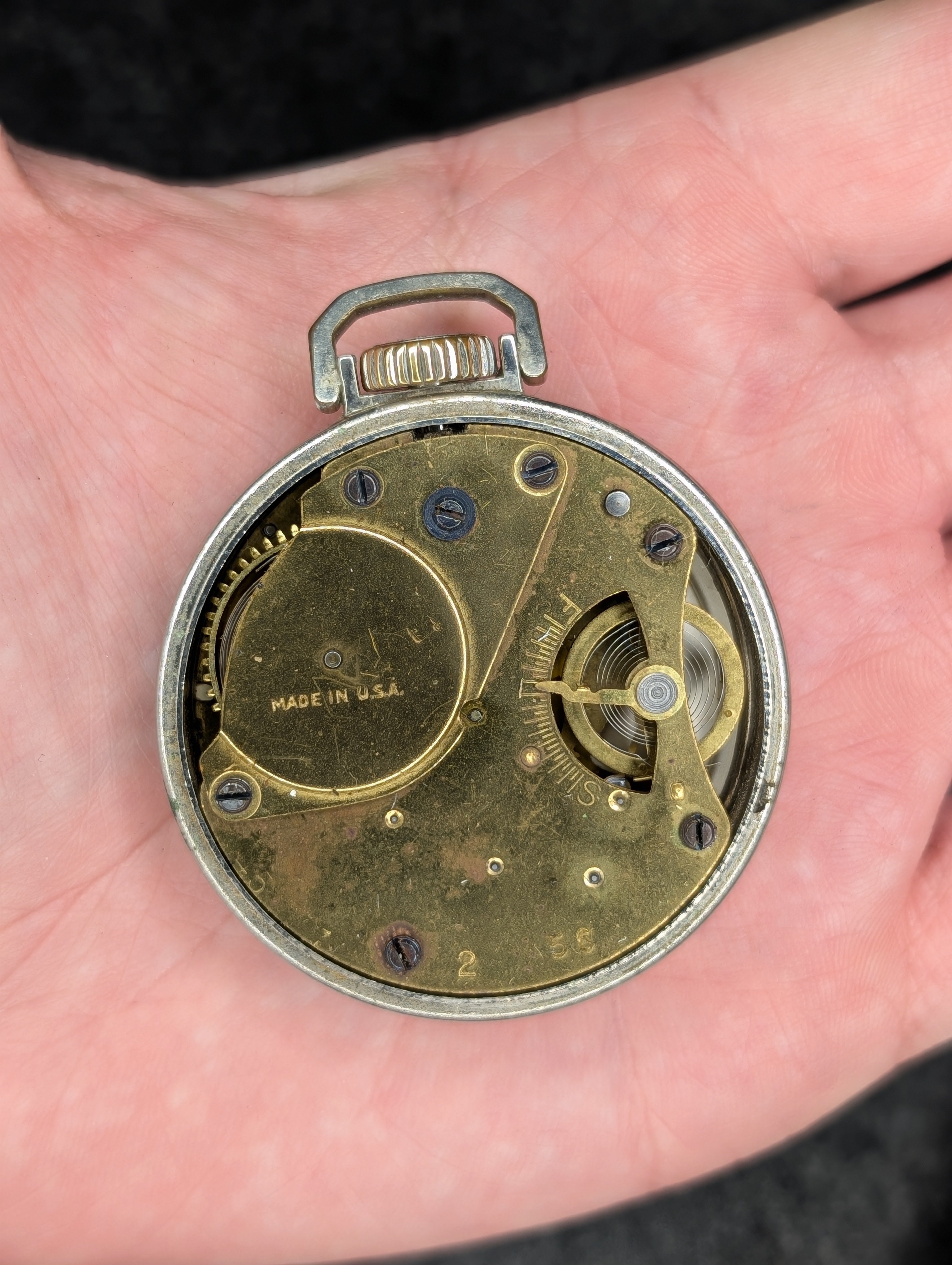 1950's Westclox Pocket Ben - Manual Wind