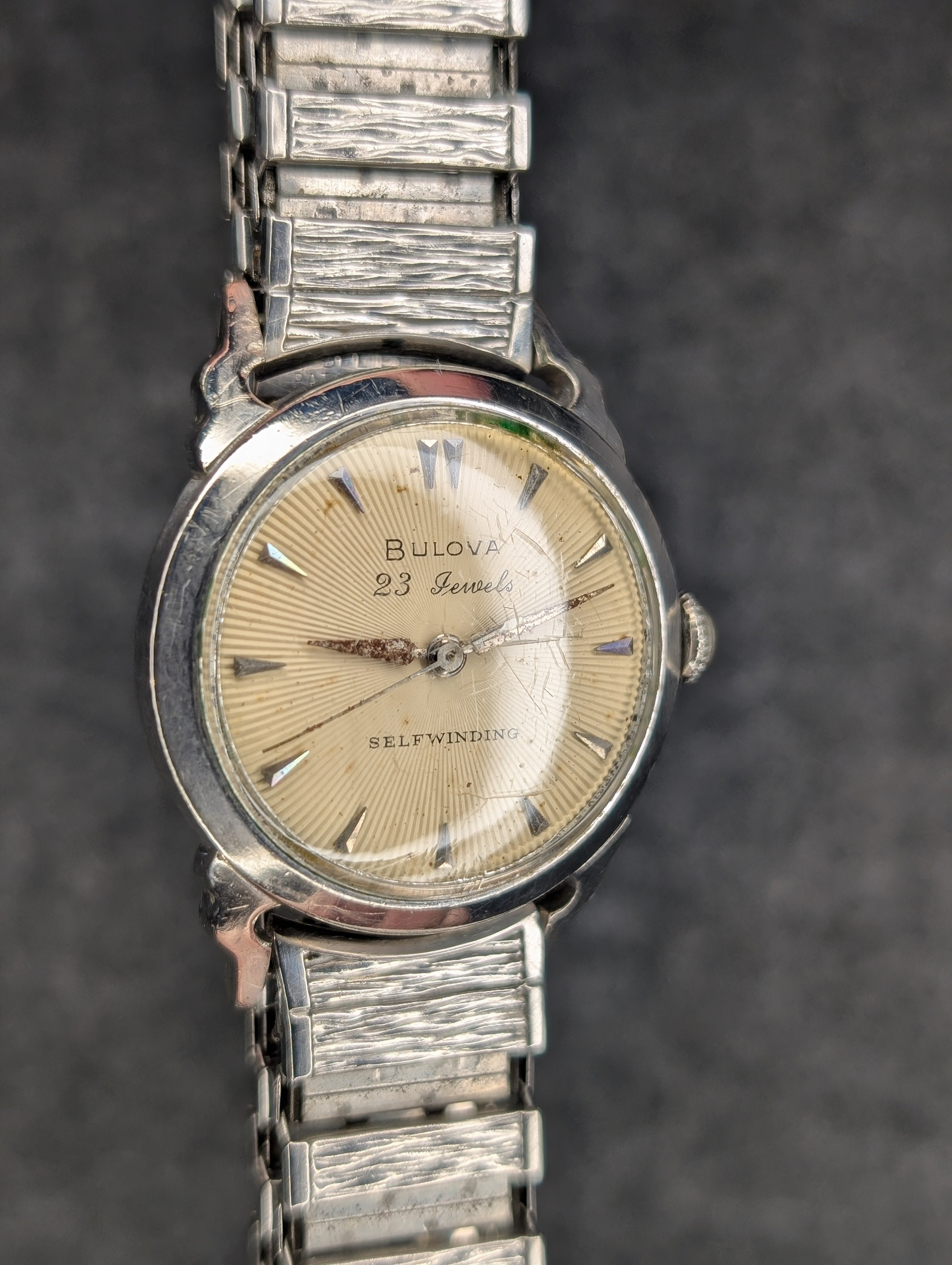1958 Bulova "H" Sunburst Dial - Self-Winding