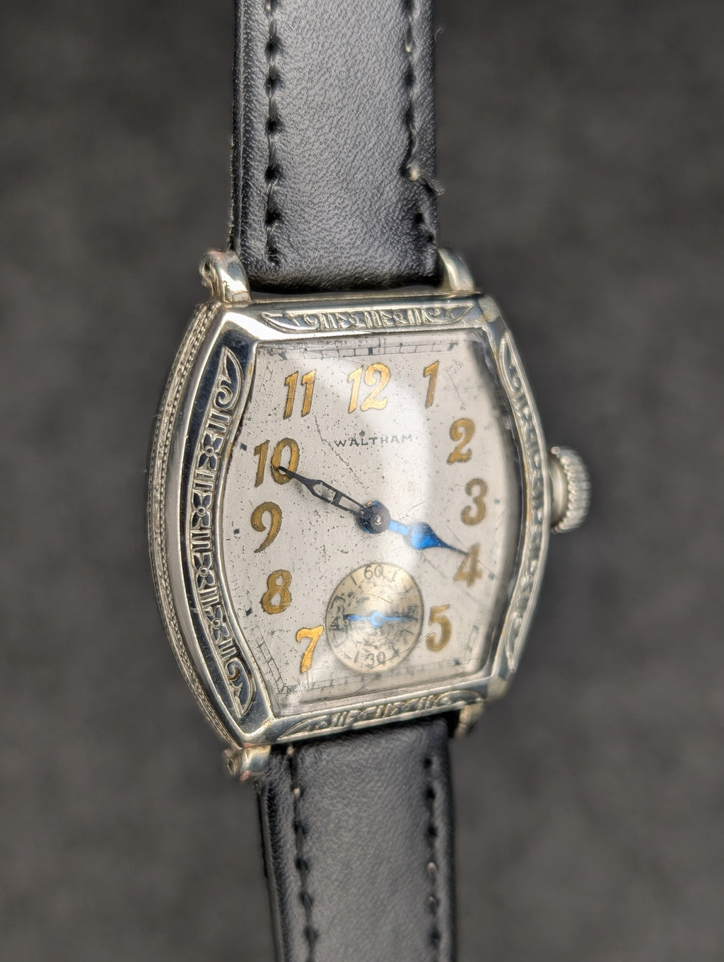 1931 Waltham Tonneau Case - Manual Wind