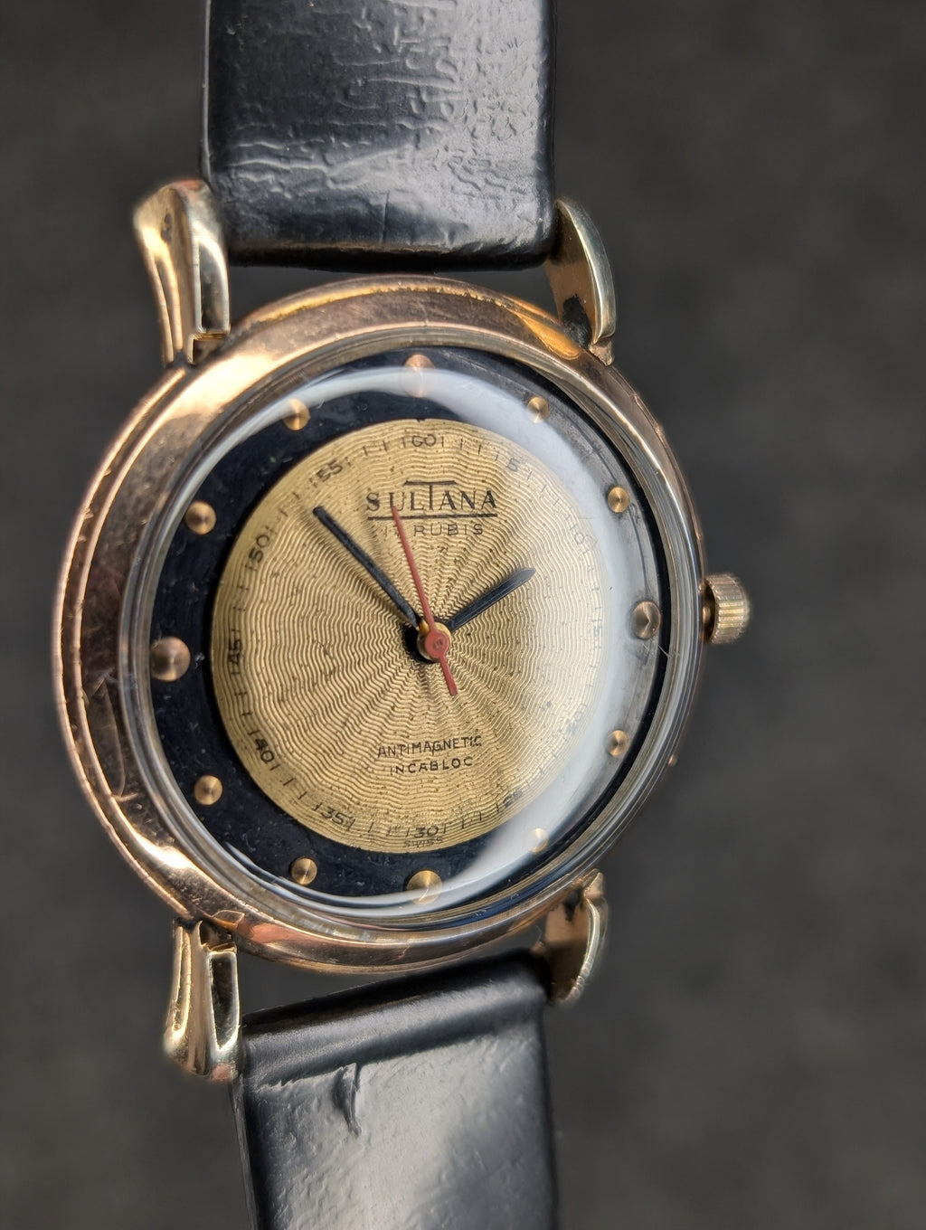 1950's Sultana Guilloche Two Tone Dial - Manual Wind
