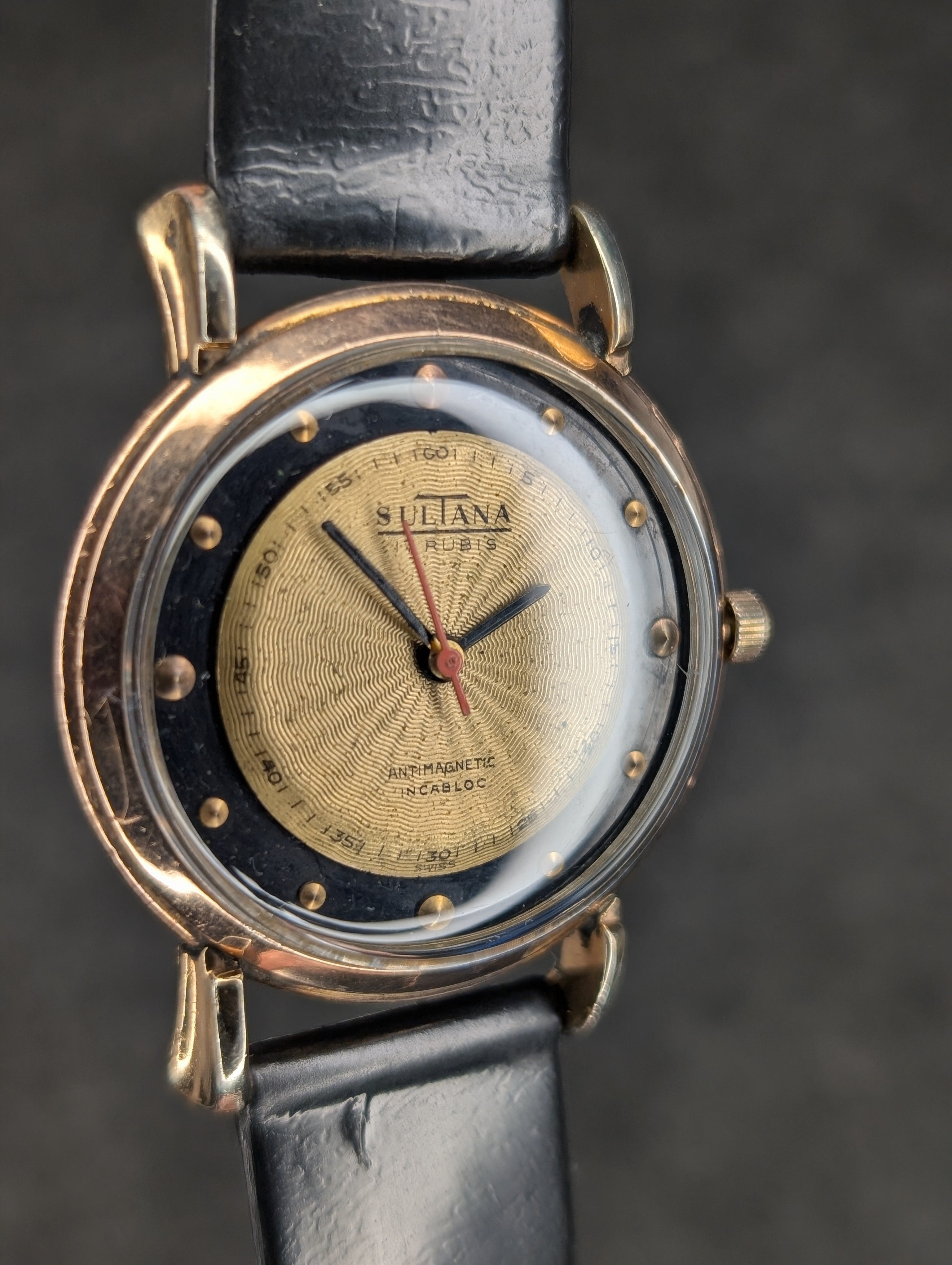 1950's Sultana Guilloche Two Tone Dial - Manual Wind