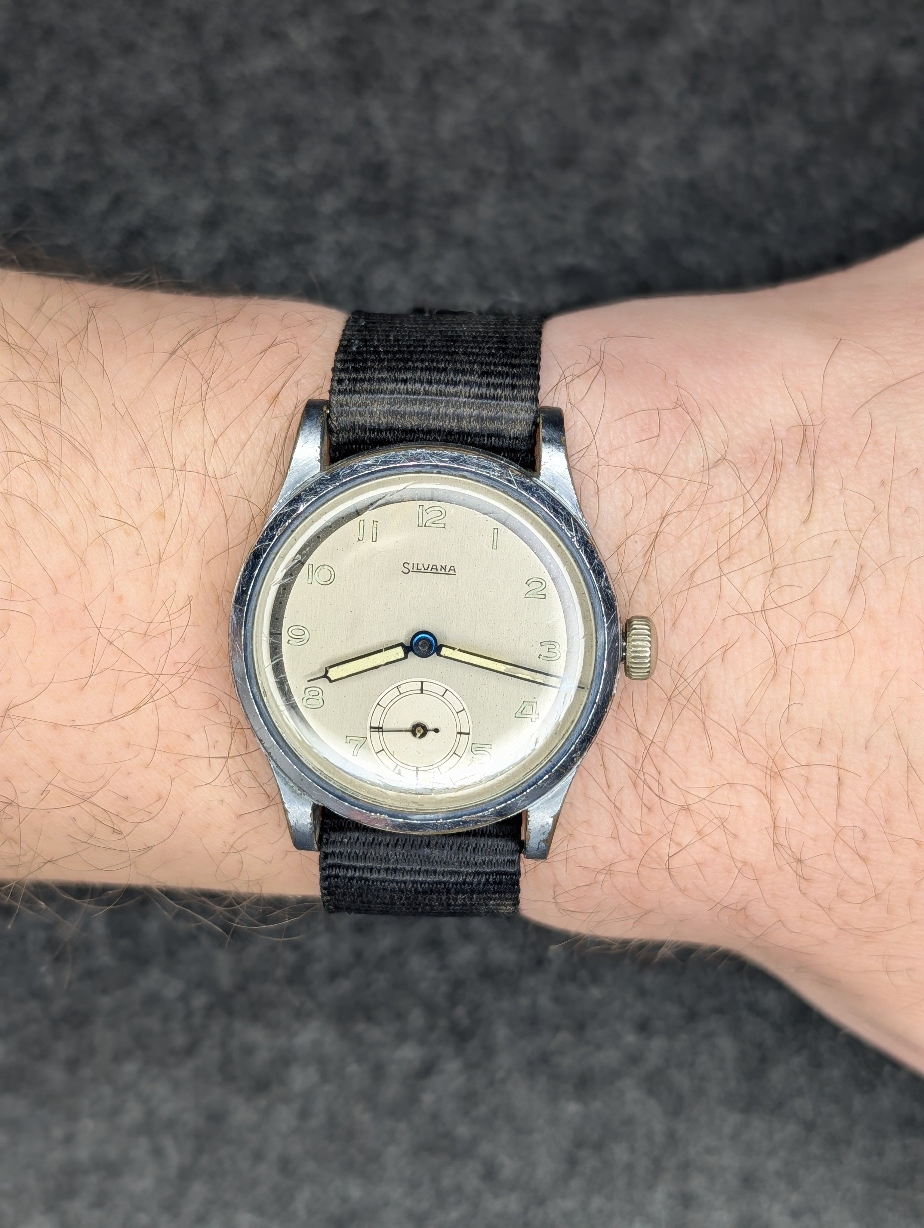 1950's Silvana German Military Watch (Serviced)