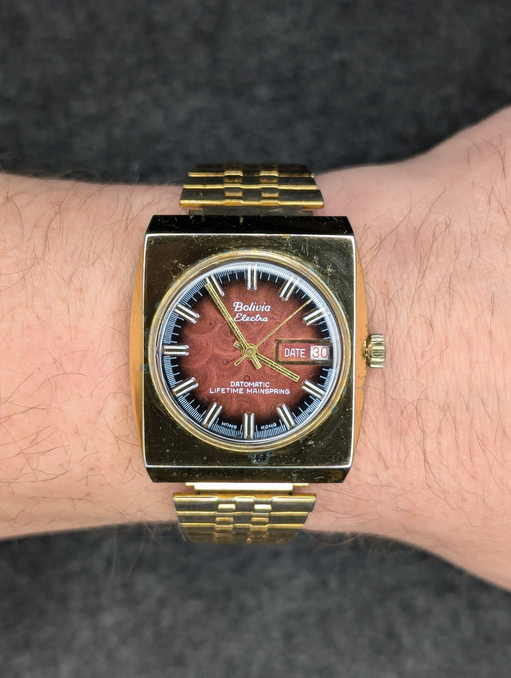 1972 Bolivia Electra Datomatic - Manual Wind