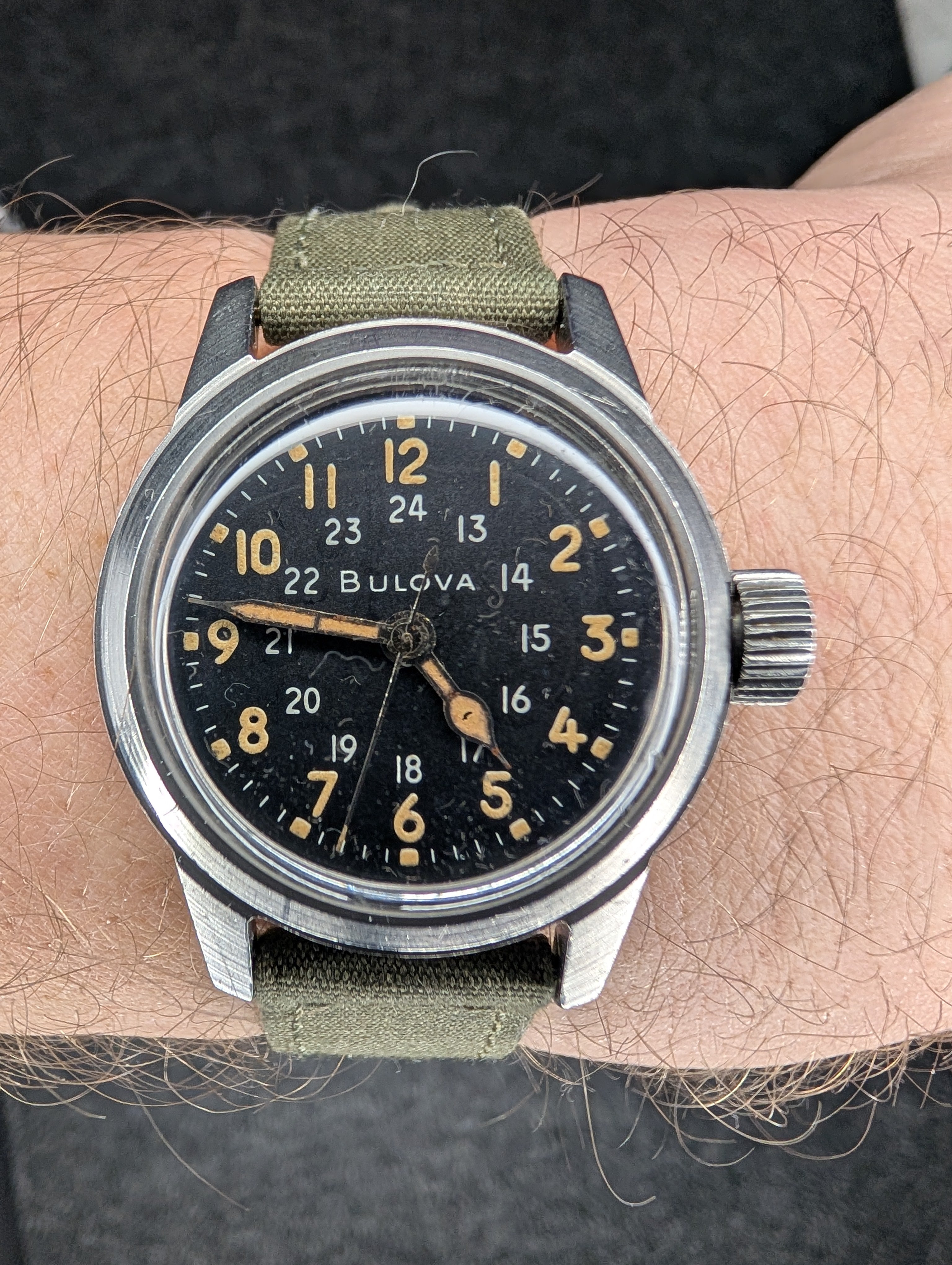 1950's Bulova MIL-W-3818A - Military Issued