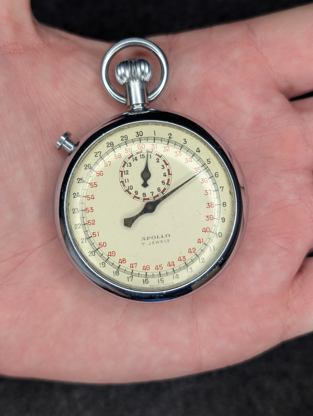 1970's Apollo French Stop Watch - Manual Wind