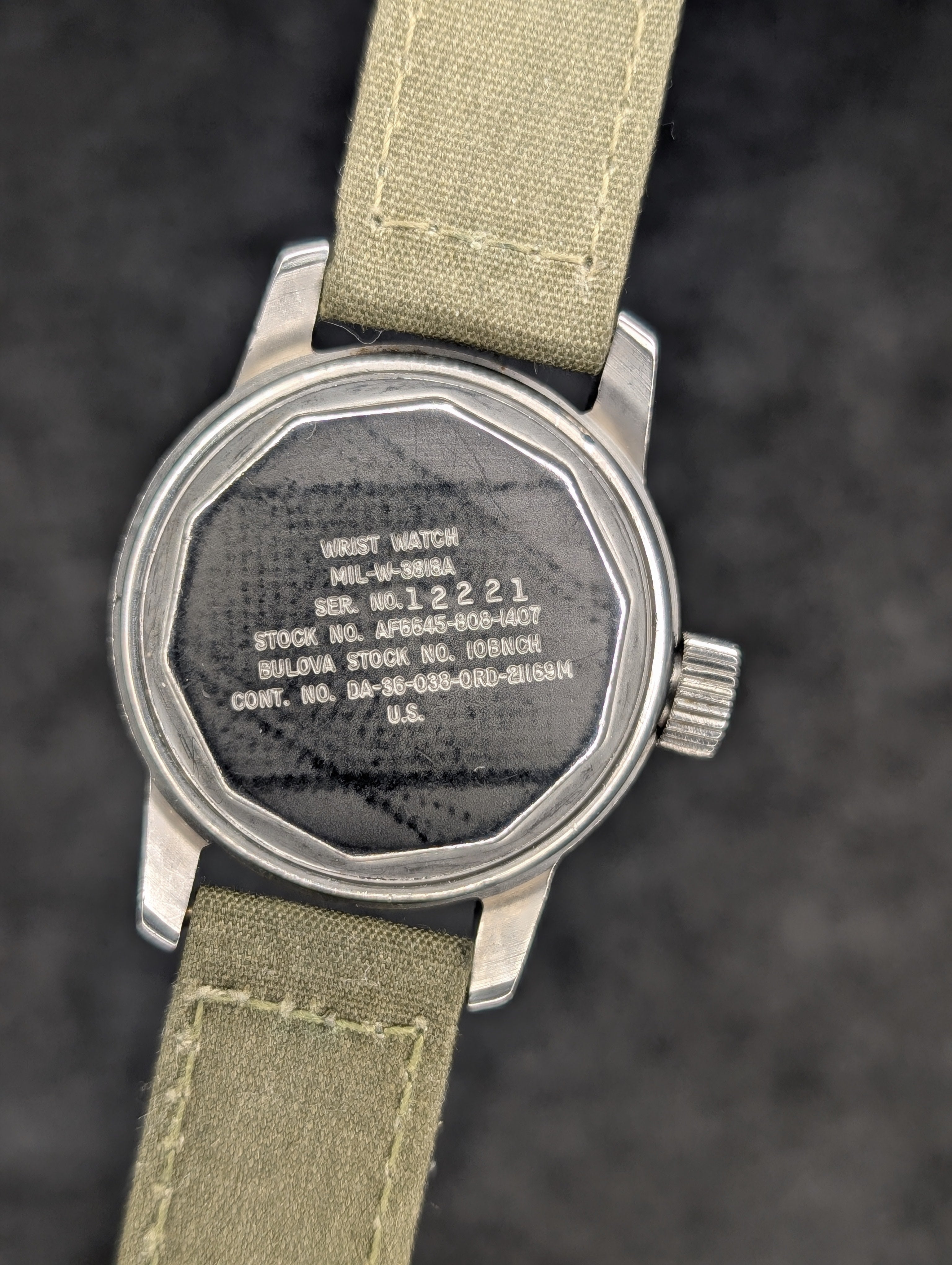 1950's Bulova MIL-W-3818A - Military Issued
