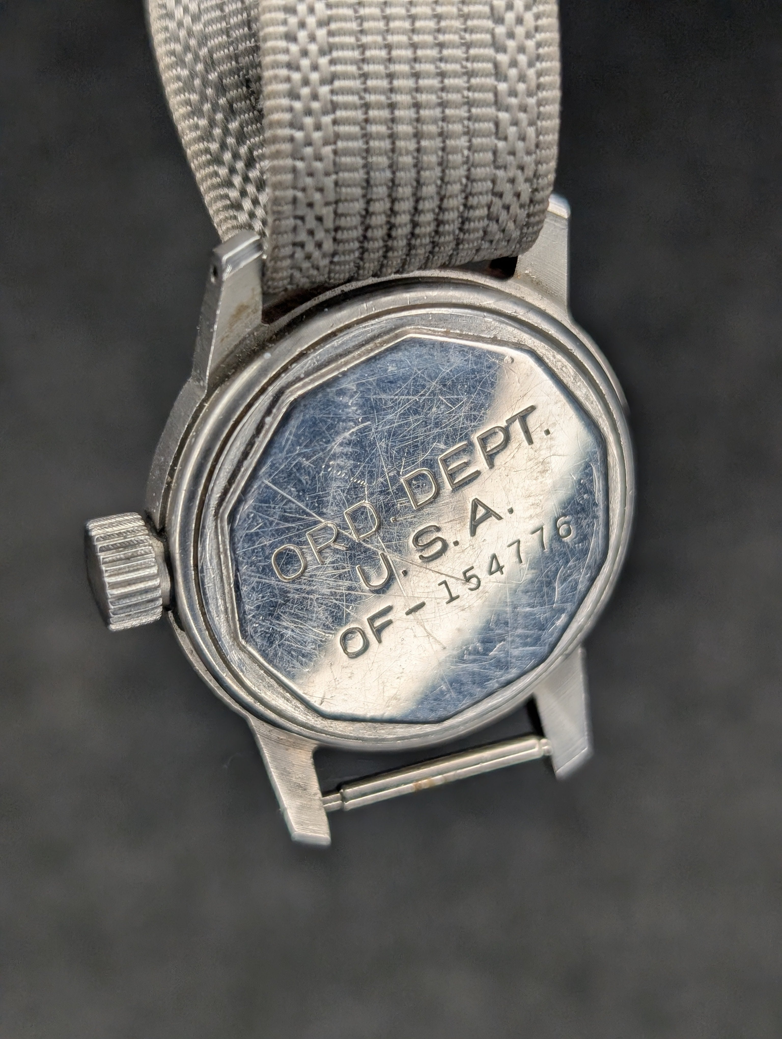 1950's Elgin Ordinance Department Military Issued - Manual Wind