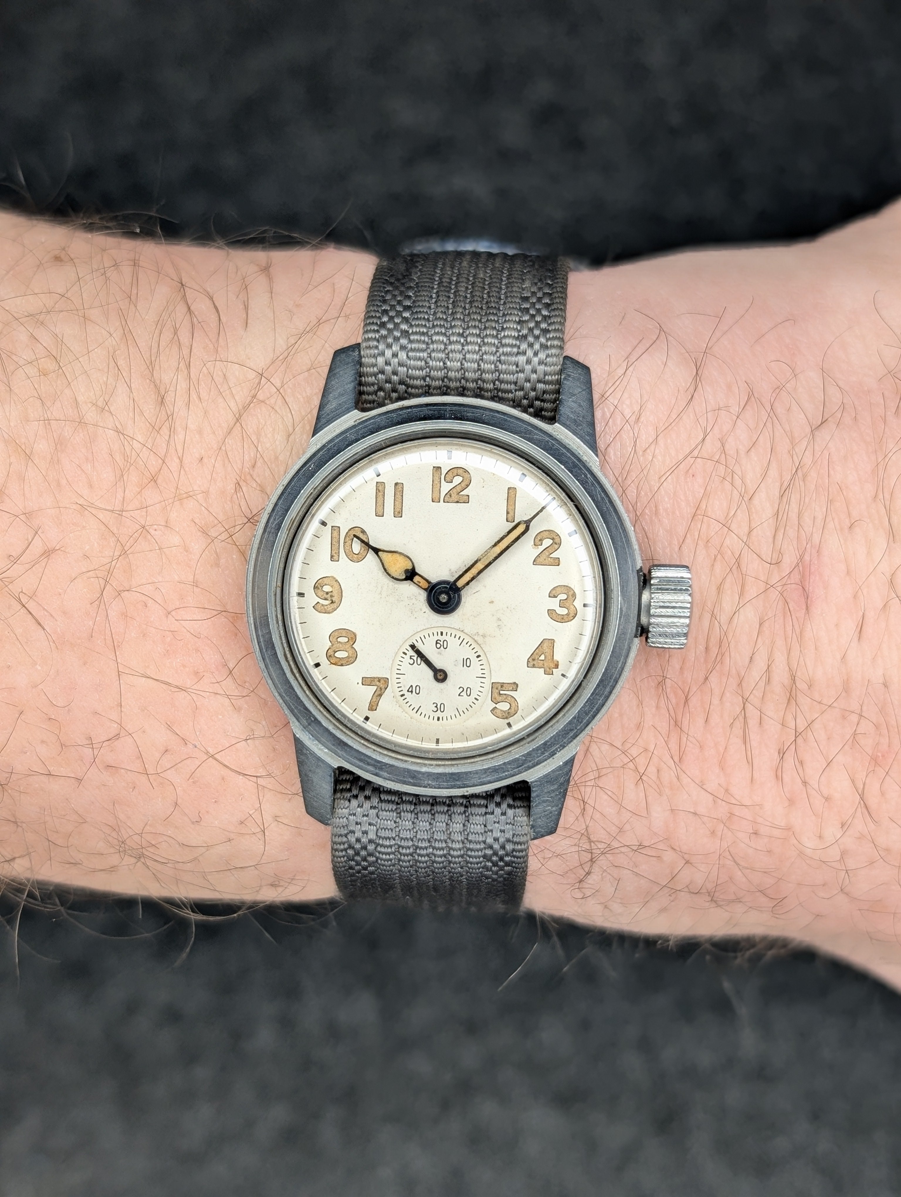 1950's Elgin Ordinance Department Military Issued - Manual Wind