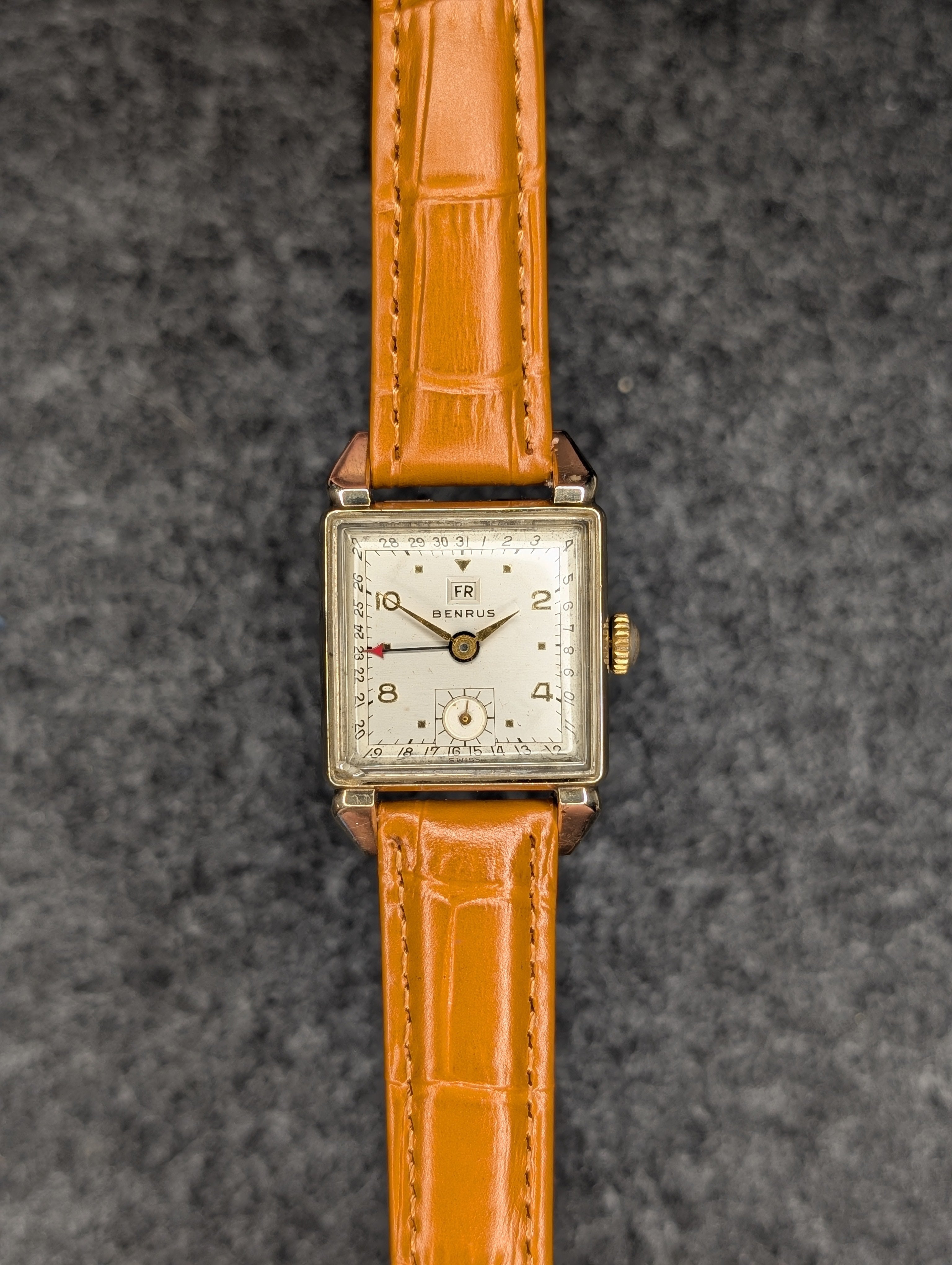 1950's Benrus Day/Date Pointer Calendar Tank